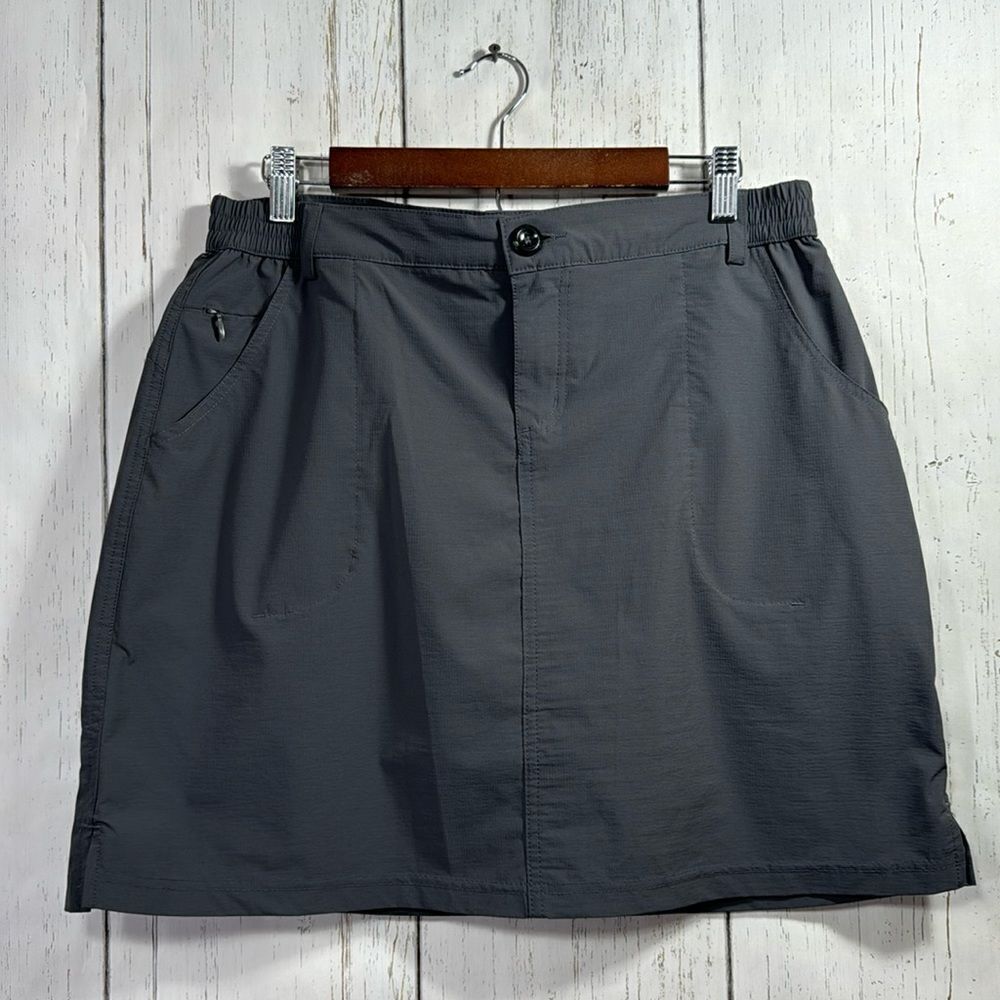 Willit Womens Gray Athletic Casual Pocket Tennis Golf Skort